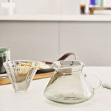 Karaca Winx Borosilikat Cam Dripper/Filtre Kahve Demleme Ekipmanı Grey 650 ml