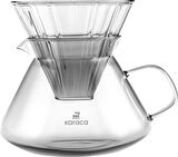 Karaca Winx Borosilikat Cam Dripper/Filtre Kahve Demleme Ekipmanı Grey 650 ml