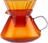 Karaca Winx Borosilikat Cam Dripper/Filtre Kahve Demleme Ekipmanı Orange 650 ml