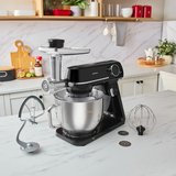 Karaca Multichef Artisan Digital Ekran Döküm Hamur Yoğurma Makinesi Siyah 1800W 7L