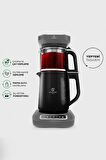 Çaysever Robotea Pro 4in1 Konuşan Otomatik Su Isıtıcı Çay Ve Filtre Kahve Makinesi Space Gray