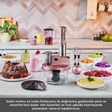 Karaca Mastermaid Prosteel 6 in 1 Uzun Blender Ayaklı 6 Bıçaklı Cam Mutfak Robotu 2500W Rosegold