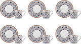 Karaca New Delft Blue 6 Kişilik Kahve Fincan Takımı 100 ml