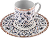 Karaca New Delft Blue 6 Kişilik Kahve Fincan Takımı 100 ml