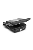 Karaca Gastro Grill Glass Premium Tost Makinesi Black Chrome 2400 W