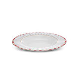 Karaca Linea New Year Yılbaşı Çukur Tabak 22 cm Kırmızı