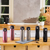 Karaca Jüpiter Güvenlik Kilitli Sızdırmaz Kapaklı Paslanmaz Çelik Termos 500 ml Rosegold