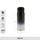 Karaca Skyfall Çelik Sızdırmaz Termos 350 ml Siyah