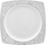 Karaca Square Bone Bridal 24 Parça 6 Kişilik Yemek Takımı