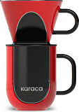 Karaca Hatır Dripper Kahve Demleme Kupa Seti Kırmızı 350 ml