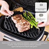 Karaca Gastro Grill 6 Kişilik Geniş Hacim Airfryer, Air Grill ve Izgara Makinesi