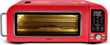 Karaca Multicrust Artisan Retro Pizza Makinesi ve Airfryer Metallic Red