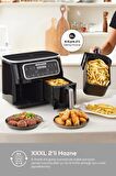 Karaca Air Pro Cook Duo Tandır XXXL 4+4 Litre Aırfryer Space Gray Black