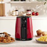 Karaca Smart Cook 60 Dakikaya Kadar Zaman Ayarlı Compact Airfryer Ruby 2 Kişilik