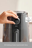 Smart Cook 60 Dakikaya Kadar Zaman Ayarlı Compact Airfryer Space Grey 2 Kişilik