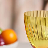 Karaca Dolce Cam Kadeh 400 ml Sarı