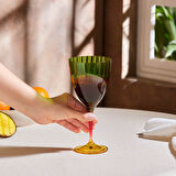 Karaca Dolce Cam Kadeh 400 ml Yeşil