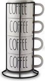 Karaca Coffee Standlı 4'lü Kupa 180 ml
