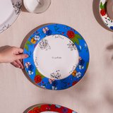 Karaca Frida Servis Tabağı Mavi 27 Cm