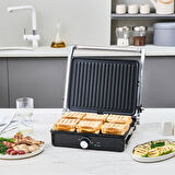 Cookplus X Inox 2000w Izgara Ve Tost Makinesi 4 Dilim