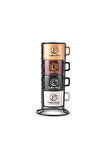 Lena 4'lü Standlı Kupa / Çay Fincanı 180 Ml