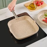 Karaca Biogranit Nare Tava Grill Set Kahverengi