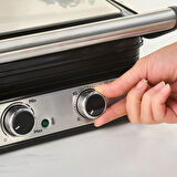 Karaca İnox Toastmate Grill Zaman Ayarlı 2000w Izgara ve Tost Makinesi 6 Dilim Kapasiteli