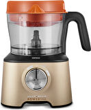 Karaca Mastermaid Power Max 11 in 1 2500w Mutfak Robotu Mineral Gold