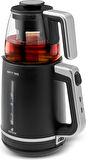 Karaca Tea Grande XL Çay Makinesi ve Kettle Cool Gray