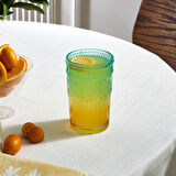 Karaca Sunflower Meşrubat Bardağı 332 Ml Mavi Sarı