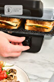 Karaca Crust Grill Toast Izgara ve Tost Makinesi 6 Dilim Antrasit