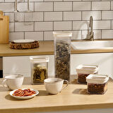 Karaca Anton 4'lü Kavanoz/Saklama Kabı