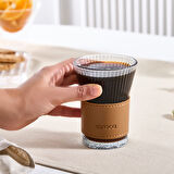 Karaca Leather Cool Touch Latte Bardağı 210 Ml Kahverengi