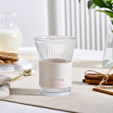 Karaca Leather Cool Touch Latte Bardağı 210 ml Sedef