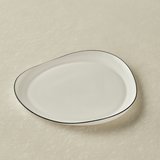 Karaca Agata Opal Cam Pasta Tabağı 20 Cm