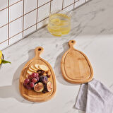 Karaca Havin 2'li Bambu Kesme Ve Sunum Tahtası 33/39 cm