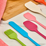 Karaca Lively 6 Parça Silikon Servis Seti Renkli