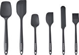 Karaca Lively 6 Parça Silikon Servis Seti Antrasit