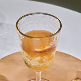 Karaca Akroma Transparent Kadeh 360 Ml Gold
