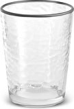 Karaca Akroma Transparent Su Bardağı 435 ml Platin