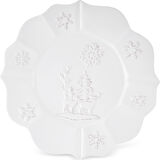 Karaca New Year Yılbaşı Snowy Servis Tabağı 29 Cm Beyaz