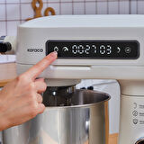 Karaca Pro Artisan Dijital Ekran Döküm Mutfak Şefi 1600W White 5 Lt.