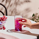 Karaca Melodico Meşrubat Bardağı 375 ml Kırmızı