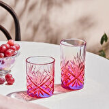 Karaca Melodico Meşrubat Bardağı 375 ml Kırmızı