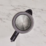 Karaca Mega Tea 1501 Cam Çay Makinesi Space Gray 1500 W