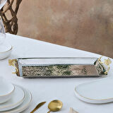 Karaca New Year Yılbaşı Dekoratif Tepsi 44x19 cm