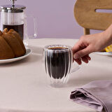 Karaca Pia Alya Çift Cidarlı Mug 330 Ml