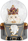 Karaca New Year Yılbaşı Nutcracker Kar Küresi 4,6 X 6,4 Cm Gri