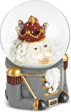 Karaca New Year Yılbaşı Nutcracker Kar Küresi 4,6 X 6,4 Cm Gri