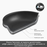 Karaca Plasma Steel 3Ply İndüksiyon Tabanlı Çelik Sosluk 16 Cm